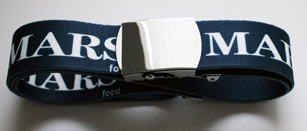 Custom printed  web belt for Mars by Devanet